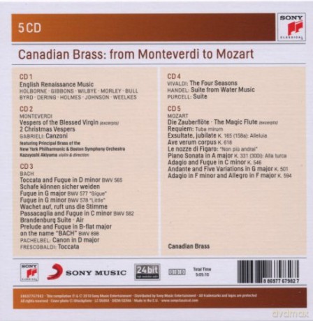 The Canadian Brass: Canadian Brass plays Classical Masterworks [5CD]