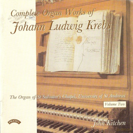 John Kitchen: Complete Organ Works Of Johann Krebs - Vol 2 - The Organ Of St.Salvators Chapel. University Of St.Andrews [CD]