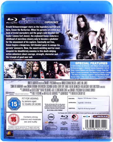 Conan The Barbarian (Conan Barbarzynca) [Blu-Ray]