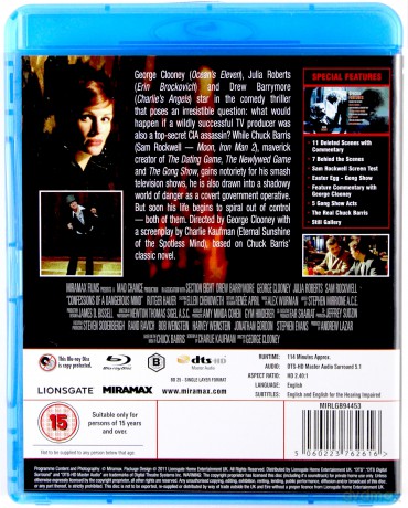 Confessions Of A Dangerous Mind (Niebezpieczny umysł) [Blu-Ray]