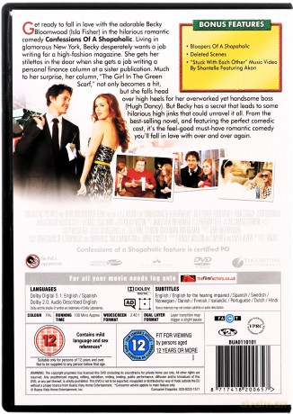 Confessions Of A Shopaholic (Wyznania zakupoholiczki) [DVD]