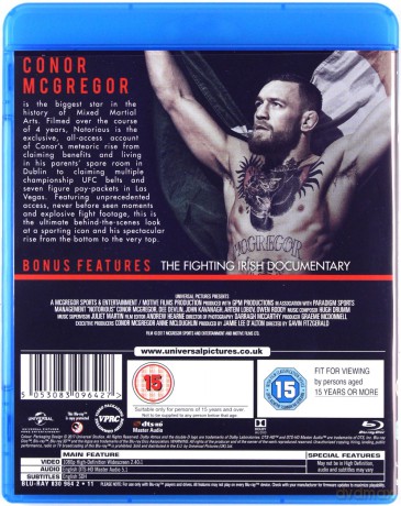Conor Mcgregor: Notorious [Blu-Ray]