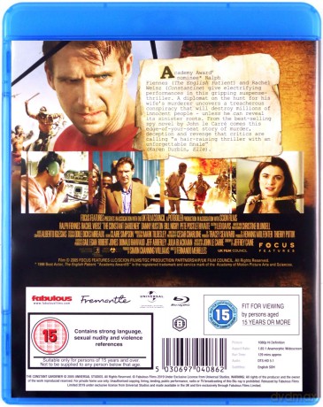 The Constant Gardener (Wierny ogrodnik) [Blu-Ray]