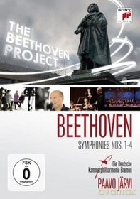 Paavo Jarvi: Beethoven: Symphonies Nos. 1-4 [DVD]