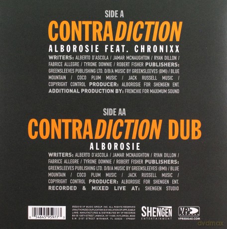 Alborosie: Contradiction (Feat. Chronixx) [Winyl]