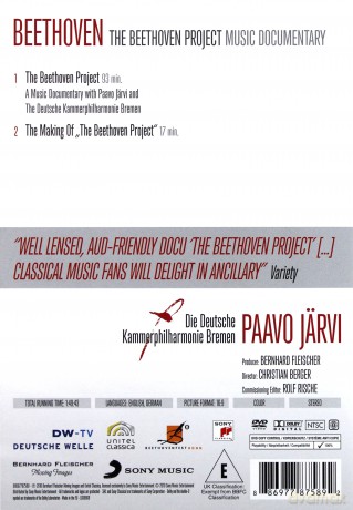 Paavo Jarvi: Documentary The Beethoven Project & Making-Of [DVD]