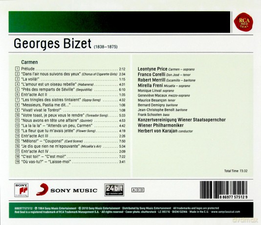 Herbert von Karajan: Bizet: Carmen Highlights [CD]