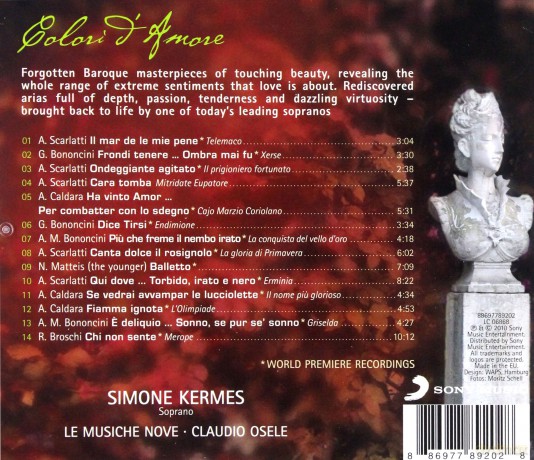 Simone Kermes: Colori d'Amore [CD]
