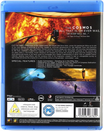 Cosmos A Spacetime Odyssey Season 1 (Kosmos) [4xBlu-Ray]