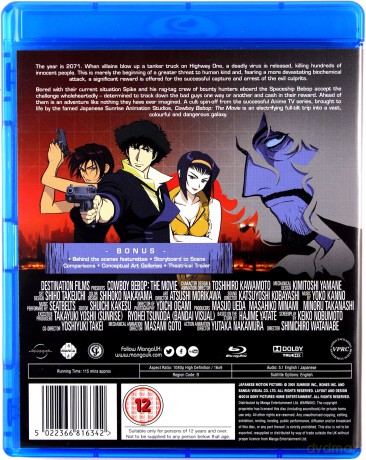 Cowboy Bebop The Movie (Cowboy Bebop: Pukąjac do nieba bram) [Blu-Ray]