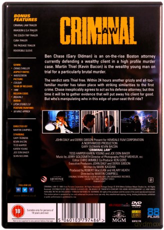 Criminal Law (Mroczny cień sprawiedliwości) [DVD]