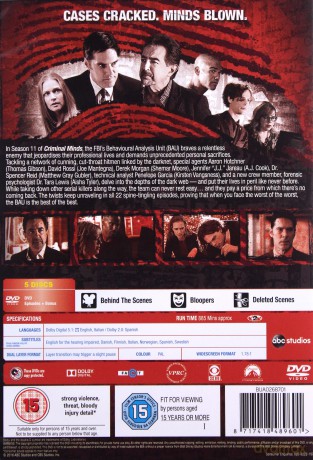 Criminal Minds Season 11 (Zabójcze umysły) [5DVD]