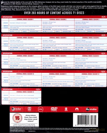 Criminal Minds Season 1-13 Box Set (Zabójcze umysły ) [DVD]
