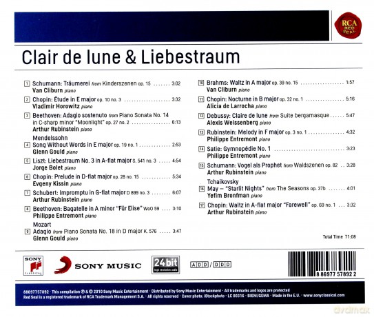 Various: Traumerei - Liebestraum - Fur Elise - Clair de lune - Gymnopedie [CD]
