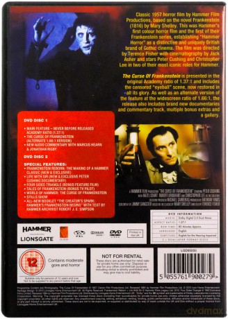 Curse Of Frankenstein (Przekleństwo Frankensteina) [2DVD]