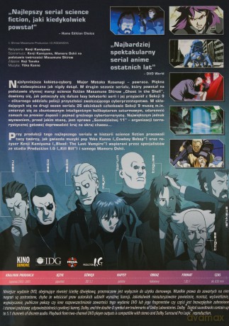 Ghost in the Shell: SAC sezon 2 komplet vol.1-8 (XviD) [DVD]