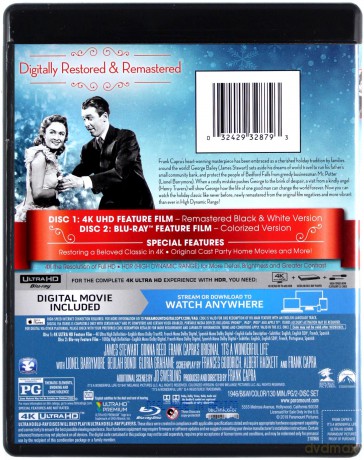 It's a Wonderful Life (To wspaniałe życie) [Blu-Ray 4K]+[Blu-Ray]