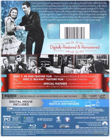 It's a Wonderful Life (To wspaniałe życie) [Blu-Ray 4K]+[Blu-Ray]