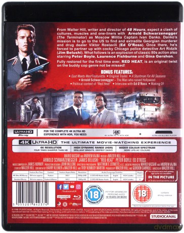 Red Heat (Czerwona Gorączka) [Blu-Ray 4K]+[Blu-Ray]