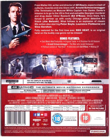 Red Heat (Czerwona Gorączka) [Blu-Ray 4K]+[Blu-Ray]