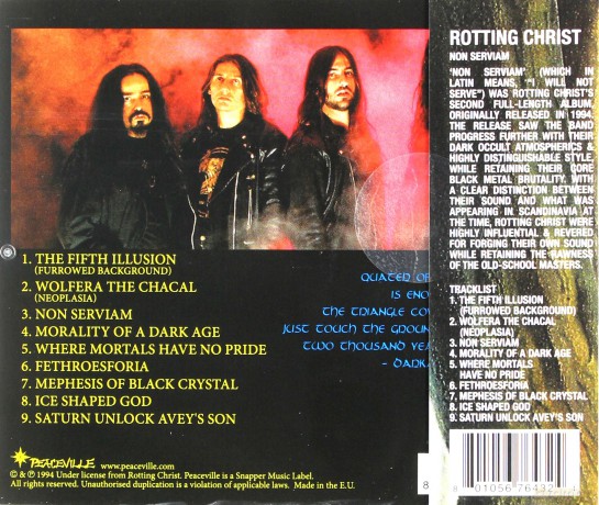 Rotting Christ: Non Serviam [CD]
