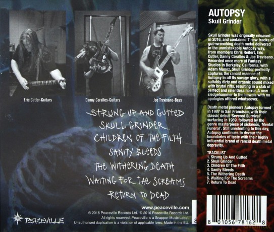 Autopsy: Skull Grinder [CD]