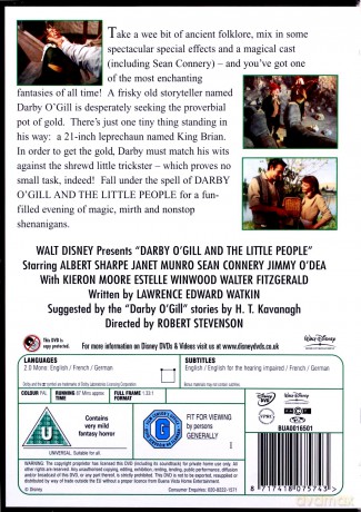 Darby O'Gill and the Little People [DVD]