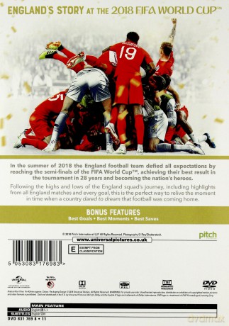 Daring to Dream: Englands Story at the 2018 FIFA World Cup [DVD]