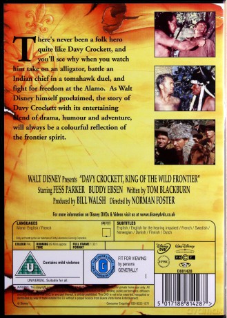 Davy Crockett (Davy Crockett, król pogranicza) [DVD]