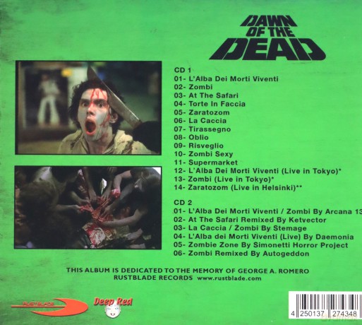 Dawn Of The Dead soundtrack (Claudio Simonettis Goblin) [2CD]
