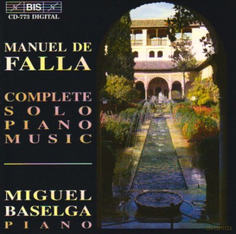 Miguel Baselga: De Fallacomplete Solo Piano Music [CD]