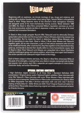 Dead Or Alive Trilogy (Żywi lub martwi) [3DVD]