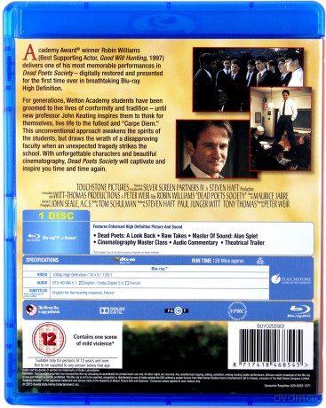 Dead Poets Society (Stowarzyszenie Umarłych Poetów) [Blu-Ray]