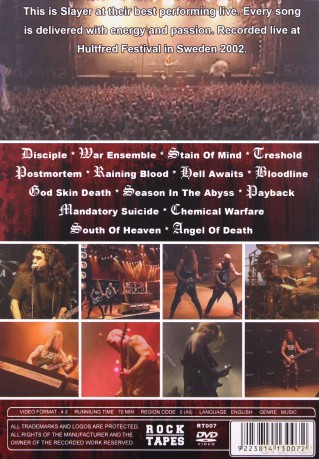 Slayer: Dead Skin Mask [DVD]