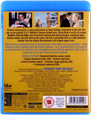 Deadlier Than The Male [Blu-Ray]