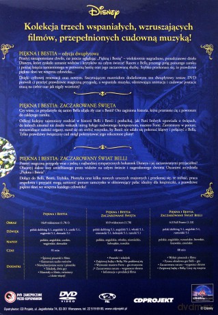 Piękna i Bestia Trylogia: Piękna i Bestia + Zaczarowany świat Belli + Zaczarowane święta (Disney) BOX [4DVD]