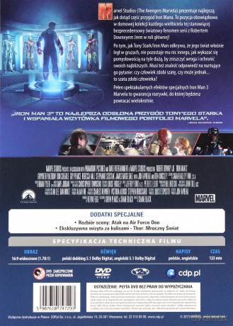 Iron Man 3 [DVD]