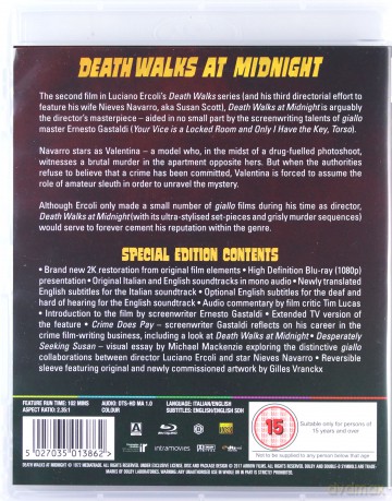 Death Walks At Midnight [Blu-Ray]