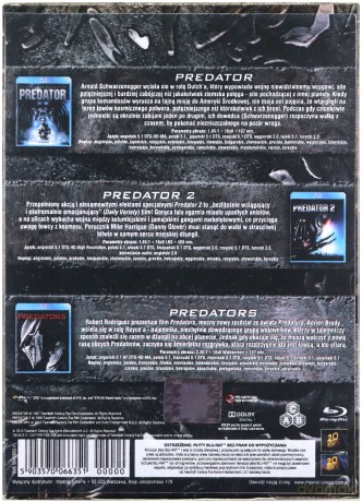 Predator Trylogia Edycja z maską [3xBlu-Ray]