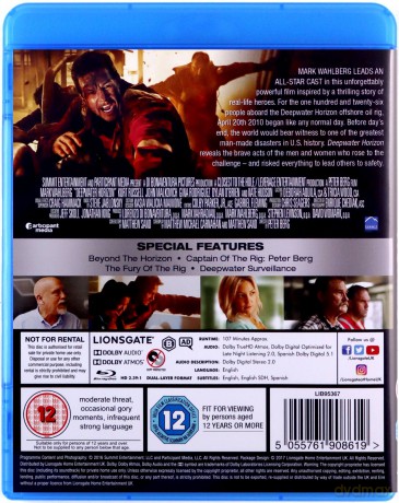 Deepwater Horizon (Żywioł. Deepwater Horizon) [Blu-Ray]
