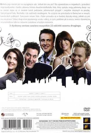 Jak Poznałem Waszą Matkę sezon 2 [DVD]
