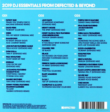 Defected Presents Most Rated 2019 [3CD]