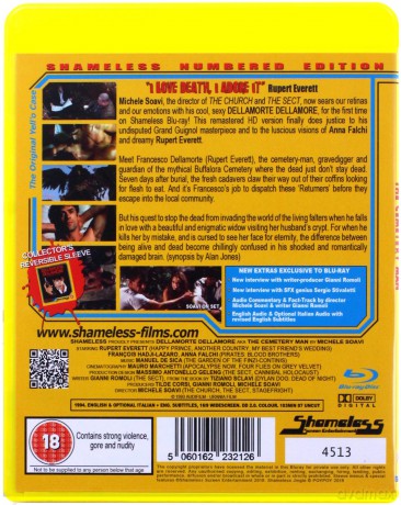 Dellamorte Dellamore (O miłości i śmierci) [Blu-Ray]