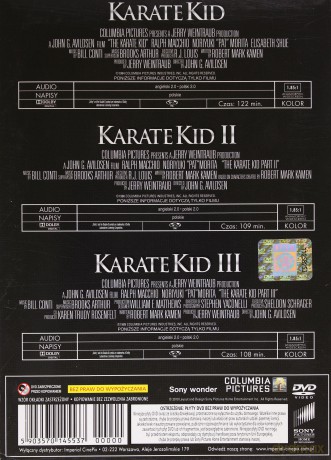 Karate Kid Trylogia [BOX] [3DVD]