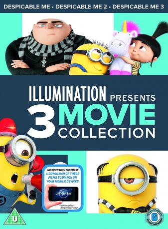 Despicable Me 1-3 Boxset (Dvd+Uv) (Jak ukraść księżyc 1-3) [3DVD]