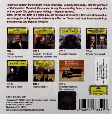 Vladimir Horowitz: Complete Recordings On DG [7CD]