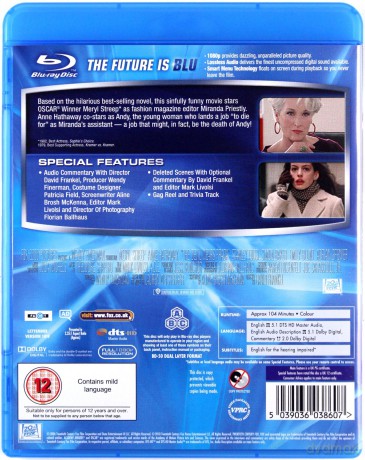 Devil Wears Prada (Diabeł ubiera się u Prady) [Blu-Ray]