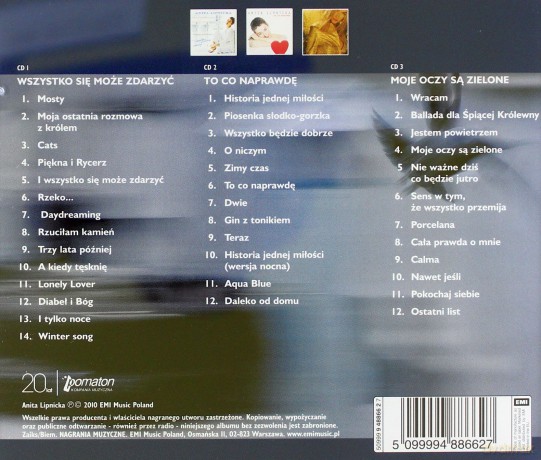Anita Lipnicka: Kolekcja 20.Lecia Pomatonu [3CD]