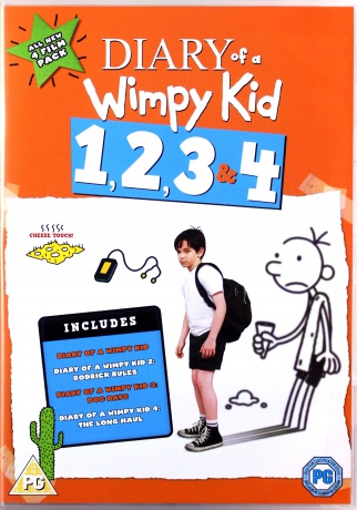 Diary Of A Wimpy Kid 1-4 Set (Dziennik cwaniaczka 1-4) (Dziennik cwaniaczka 1-4) [4DVD]