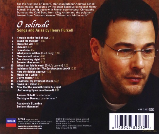 Scholl Andreas: Purcell O Solitude [CD]